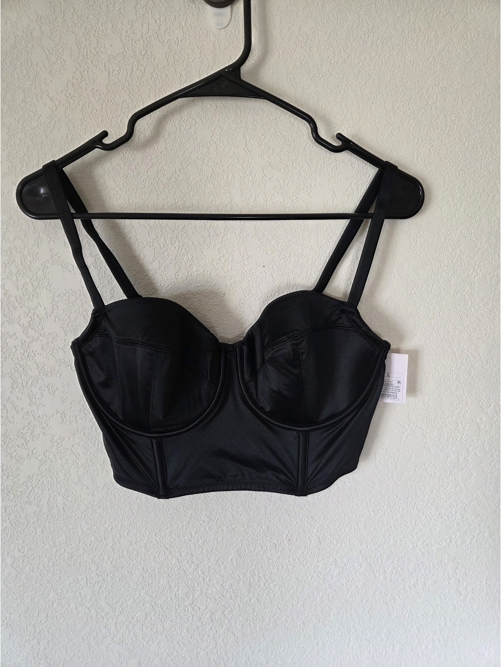 Auden Black Longline Bustier Bra